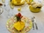 Imagem do Sousplat Floral Amarelo Em mdf unidade.
