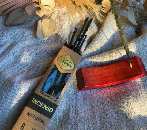 PORTA SAHUMERIO MADERA EQUILIBRIO - SAGRADA MADRE