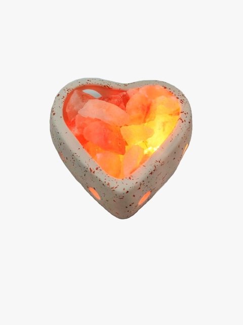 LAMPARA DE SAL DEL HIMALAYA CORAZON DECORACION