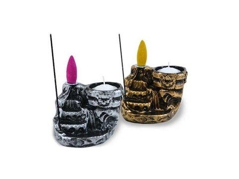 CASCADA DE HUMO PORTA VELA + 20 CONOS SAHUMERIOS