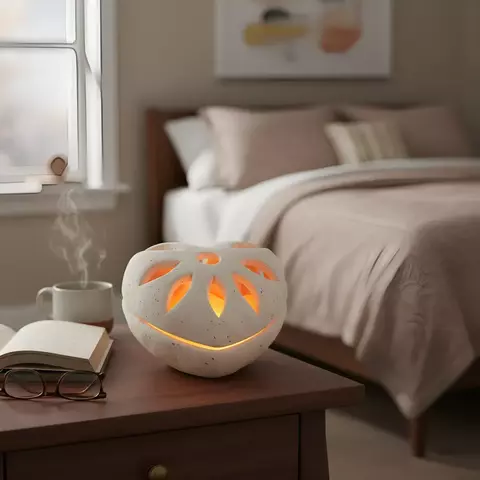 LAMPARA DE SAL DEL HIMALAYA CORAZON CON TAPA - comprar online