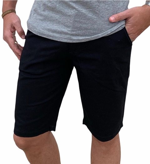BERMUDA CHINO TS PRETO