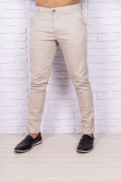 CALCA CHINO TS - CREME