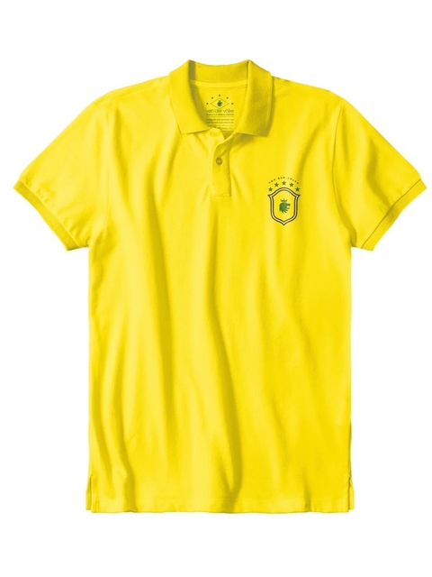 POLO BRASÃO - AMARELO