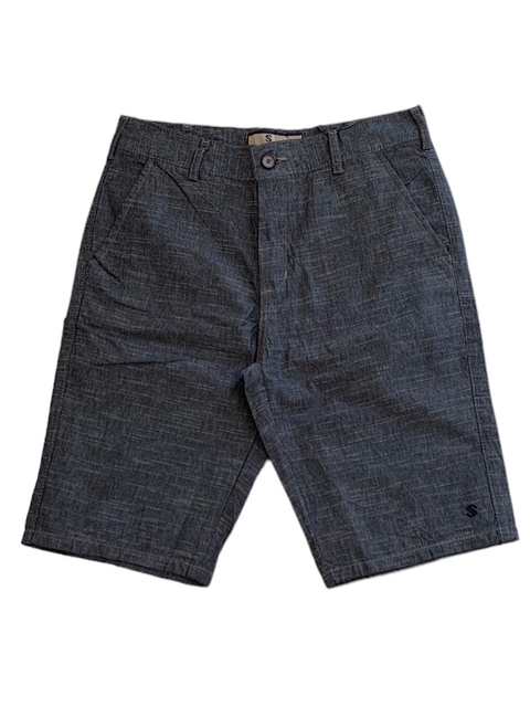 BERMUDA SARJA FLAMÊ - PRETA