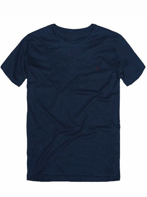 T-SHIRT BASICA CARECA - MARINHO