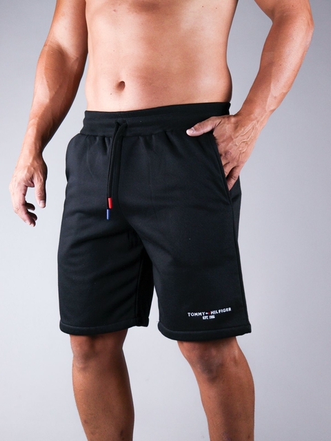 BERMUDA MOLETOM TH - PRETA - comprar online