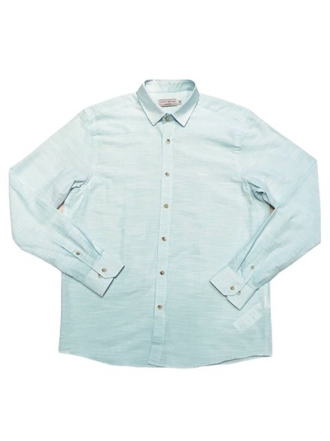 CAMISA M/L SOFT COLOR - ICED ACQUA