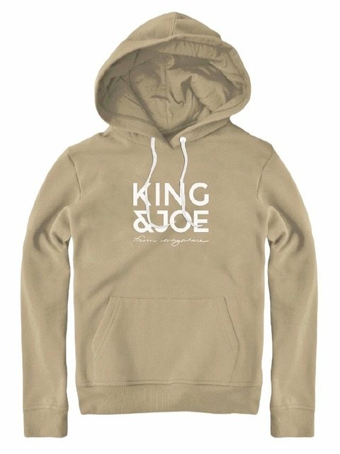 CASACO MOLETOM CANGURU - BEGE