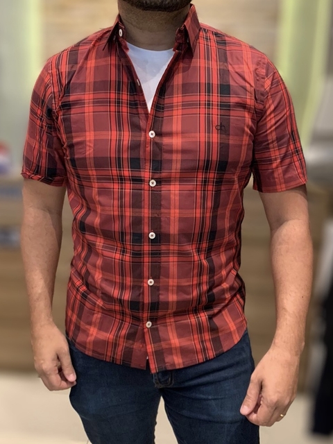 CAMISA XADREZ M/C DIVERSAS 01