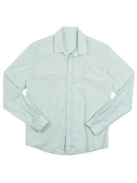 CAMISA M/L TEXTUUR - VERDE CL