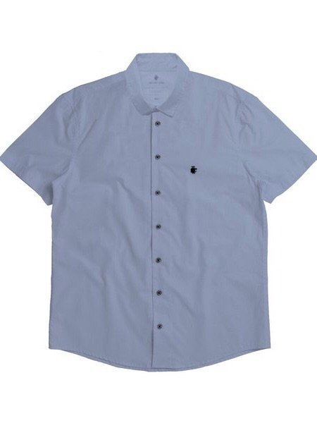 CAMISA BASIS M/C AZUL CLARO