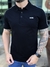 POLO HB LOGO BOSS INSERTS / PRETO