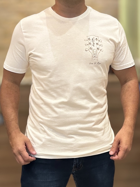 T-SHIRT TIME TO ROCK - OFF WHITE