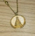 COLAR MEDALHA NOSSA SENHORA DOURADO