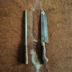 kit Faca e Chaira Gaúcha 9" - BRONKO'S - comprar online