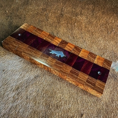 Holder de 5 Facas Magnético End Grain - Bronko's - BRONKO's