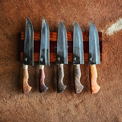 Holder de 5 Facas Magnético End Grain - Bronko's