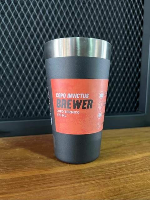 Copo Térmico Brewer 473 ml Preto - INVICTUS - comprar online