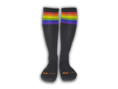 Meias Colegiais 3/4 Preta LGBT - comprar online