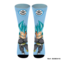 Meias Divertidas Cano Alto Vegeta