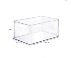 CESTO CRISTAL (COD 15483) - medidas: 21,9cm x 14,6cm x10,6cm na internet