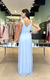 Vestido Longo Lara Azul Serenity - comprar online