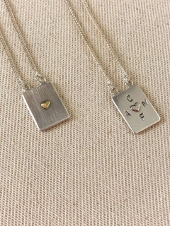 Escapulário Personalizado [Prata + Ouro] - comprar online