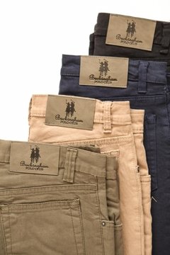 ART 580 | Pantalón Gabardina Clásico Elastizado - Polo Club Buckingham Pantalones