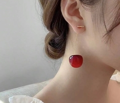 Brinco cherry red - loja online