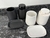 Set de baño Black/White - Sanitarios Eka 