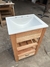 Vanitory Eucalipto Cajon y Deck con Mesada de Loza - Sanitarios Eka 
