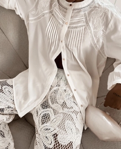 Pantalón Nichols White & Black - comprar online