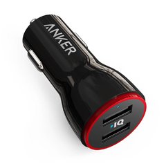 Carregador Veicular Anker PowerDrive 2 Portas USB Preto