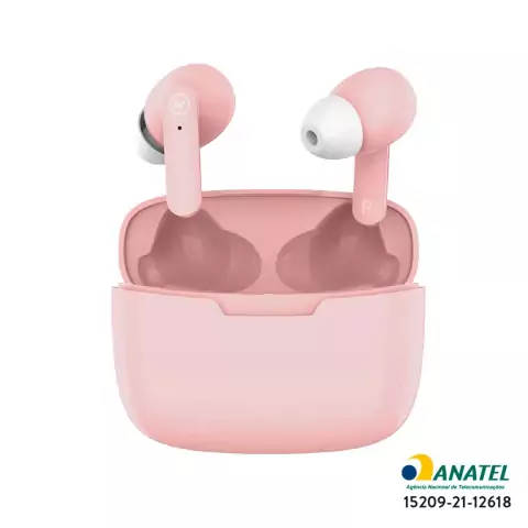 Fone de Ouvido Bluetooth iWill Flow Tws Rosa