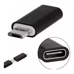 Adaptador Conversor Micro Usb V8 Para USb-C Hprime