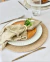 Plato de sitio de arpillera - comprar online
