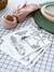 Servilletas de papel Cuadros y Flores