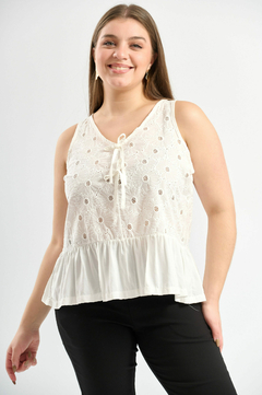 Blusa Broderie