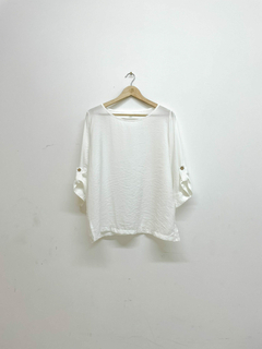 Blusa Seda Crep 3/4