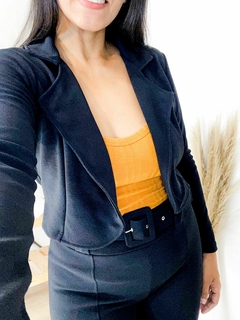 Blazer Cropped Crepe Dior - MAYARA MACIEL