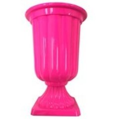VASO DECORATIVO DE PLÁSTICO 19  Cm PINK