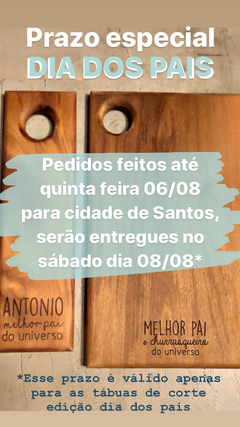 Tabua Maciça Retangular - comprar online