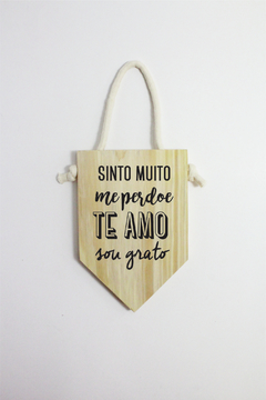 Flâmula Sou Grato 18x12cm
