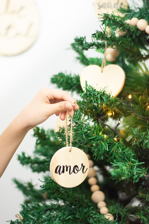 BOLINHA DE NATAL BOHO PINUS (UNIDADE)