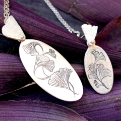 Colgante Ginko A BURIL chico - comprar online