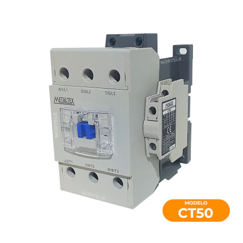 Contator Tripolar 55A 2NA+2NF Metaltex CT50