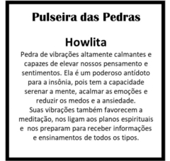 Pulseira Coleção Magic Stones - Howlita na internet