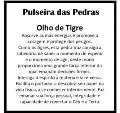 Pulseira Coleção Magic Stones - Olho de Tigre na internet