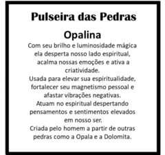 Pulseira Coleção Magic Stones - Opalina na internet